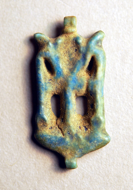 Amulet with an Ankh and Two Was Scepters
