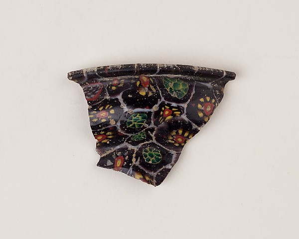 Fragment of mosaic vessel
