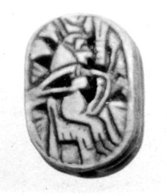 Oval plaque, ca. 721–664 BCE