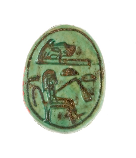 Scarab Inscribed for Hatshepsut by an unrecorded maker, The Metropolitan Museum of Art