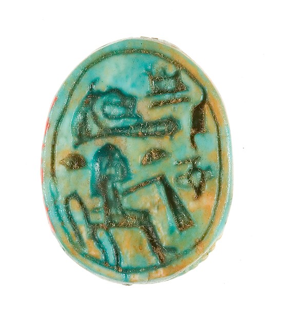 Scarab Inscribed Hatshepsut-United-with-Amun by an unrecorded maker, The Metropolitan Museum of Art