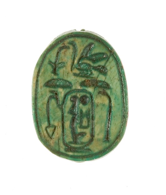 Scarab Inscribed King of Upper and Lower Egypt Maatkare, Having Dominion