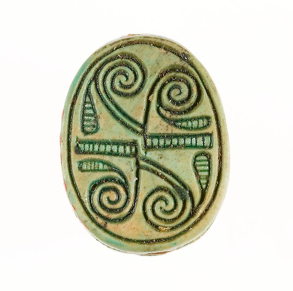 Scarab Inscribed with a Geometric Pattern