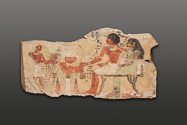 Stela of Intef and his wife, Dedetamun