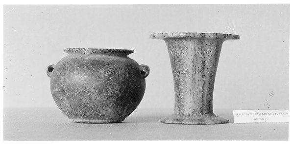 Squat lugged stone vessel by an unrecorded maker, The Metropolitan Museum of Art