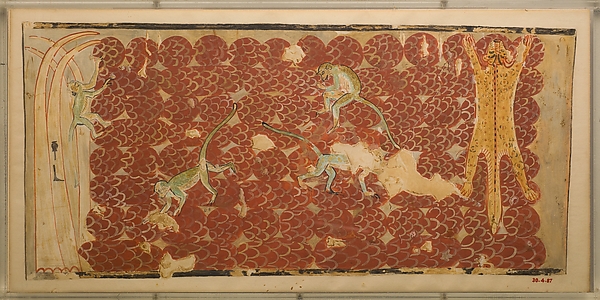 Provisions from Nubia Stored in the Temple, Tomb of Rekhmire