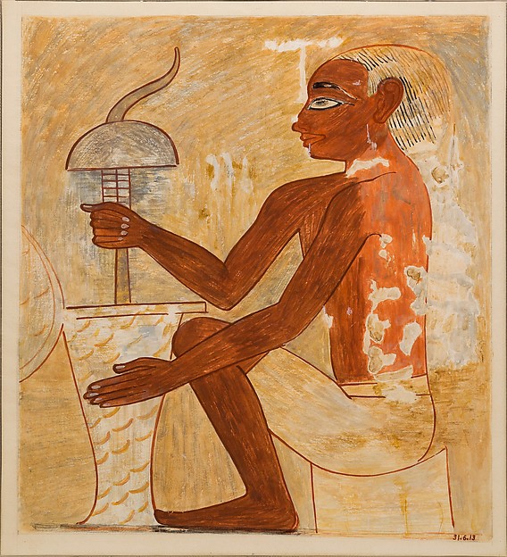 Drilling a Stone Vase, Tomb of Rekhmire