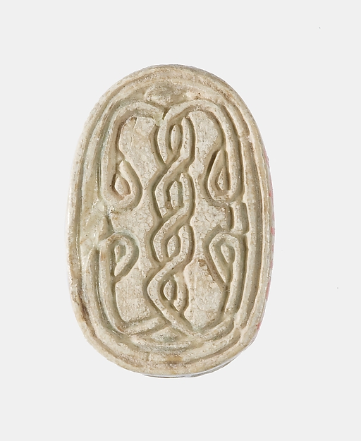 Scarab with Coil Design by an unrecorded maker, The Metropolitan Museum of Art