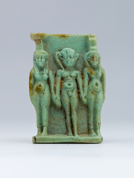 Nephthys, Horus, and Isis Amulet