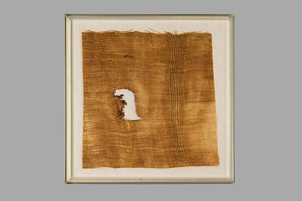 Corner of a Bandage Inscribed with the Cartouche of Neferure