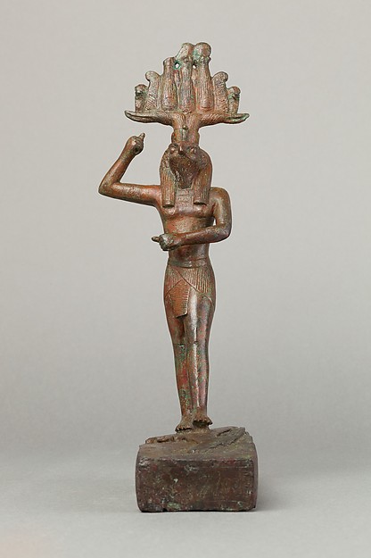 Statuette of Horus spearing an antelope by an unrecorded maker, The Metropolitan Museum of Art