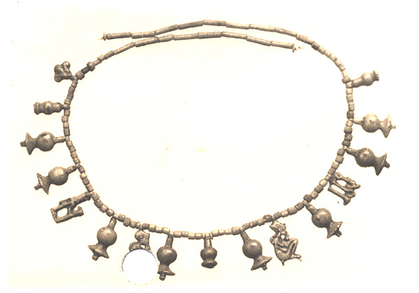 String of beads and amulets