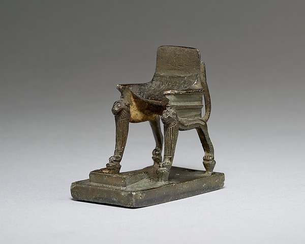 Throne for Statuette of a Deity by an unrecorded maker, The Metropolitan Museum of Art