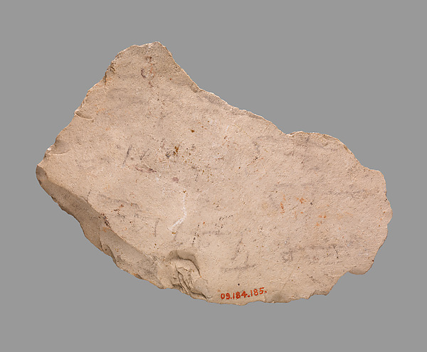 Hieratic Ostracon