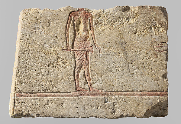 Relief with trumpeter, ca. 1347–1330 BCE