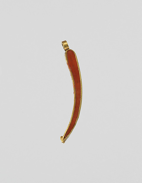 Jewelry element in the shape of a horn by an unrecorded maker, The Metropolitan Museum of Art