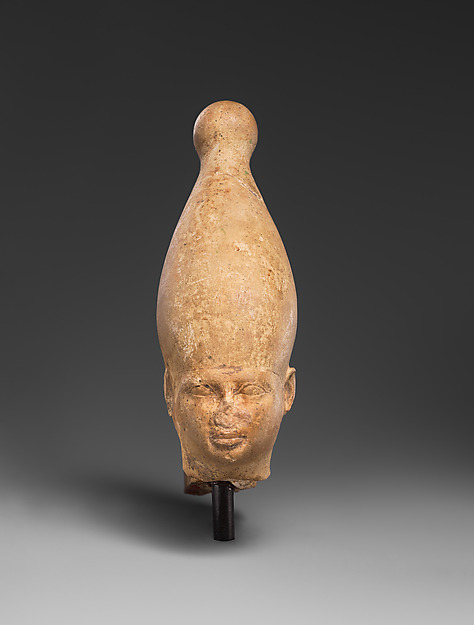 Head of a Fourth Dynasty King in a White Crown by an unrecorded maker, The Metropolitan Museum of Art