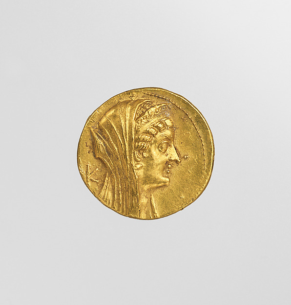 Octodrachm with image of Arsinoe II by an unrecorded maker, The Metropolitan Museum of Art