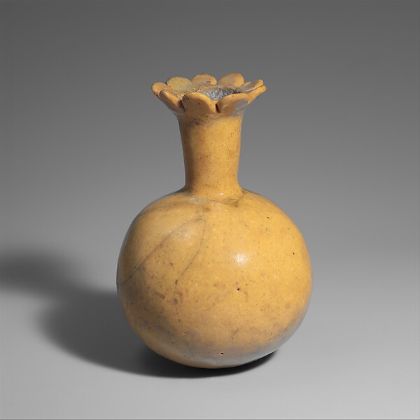 Bottle in the Form of a Pomegranate by an unrecorded maker, The Metropolitan Museum of Art