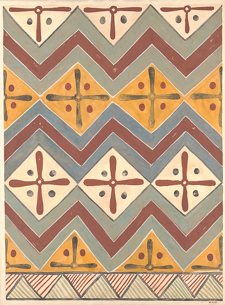 Ceiling Pattern, Tomb of Qenamun