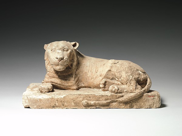 Reclining lion