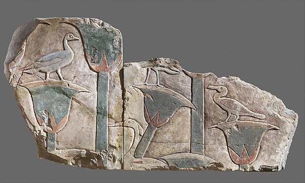 Relief with Birds in the Papyrus Thicket by an unrecorded maker, The Metropolitan Museum of Art