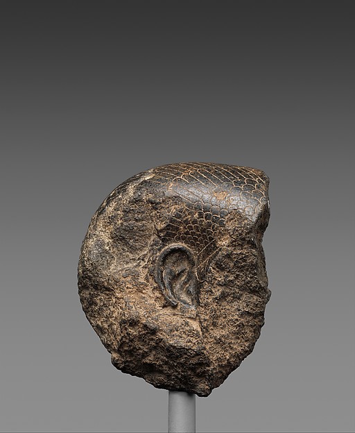Fragment from the Head of a Queen's Statue by an unrecorded maker, The Metropolitan Museum of Art