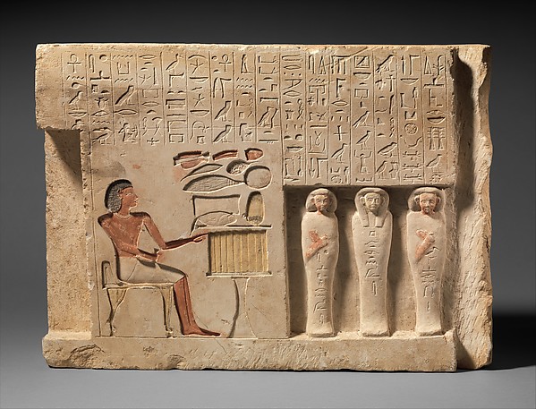 Relief from the Chapel of the Overseer of the Troops Sehetepibre by an unrecorded maker, The Metropolitan Museum of Art