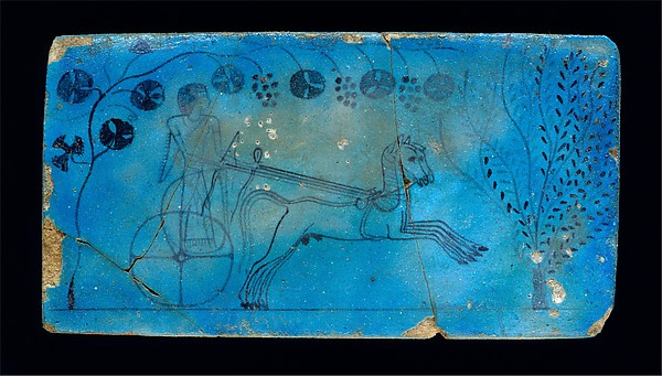 Tablet with Chariot Scene
