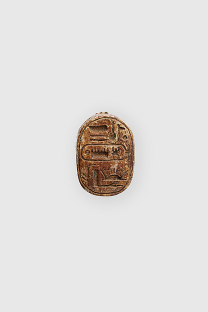 Scarab Inscribed for Thutmose III by an unrecorded maker, The Metropolitan Museum of Art