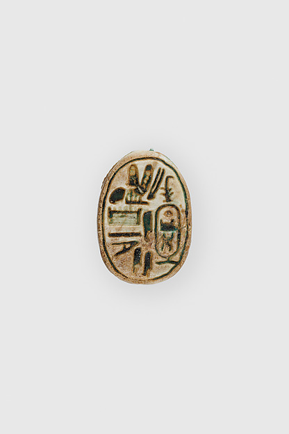 Scarab Inscribed for Thutmose III by an unrecorded maker, The Metropolitan Museum of Art
