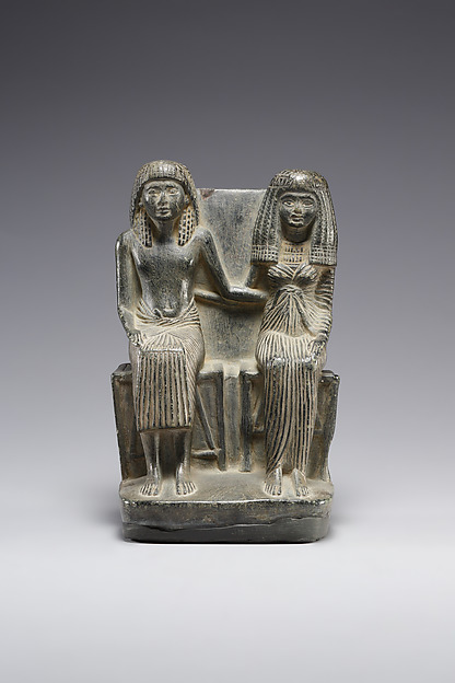 Seated Pair Statuette, ca. 1328–1250 BCE