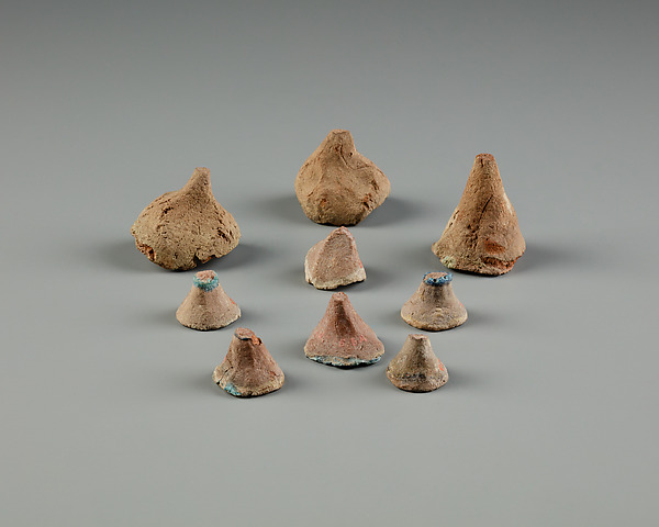 6 kiln supports for faience production by an unrecorded maker, The Metropolitan Museum of Art