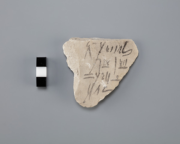 Hieratic ostracon
