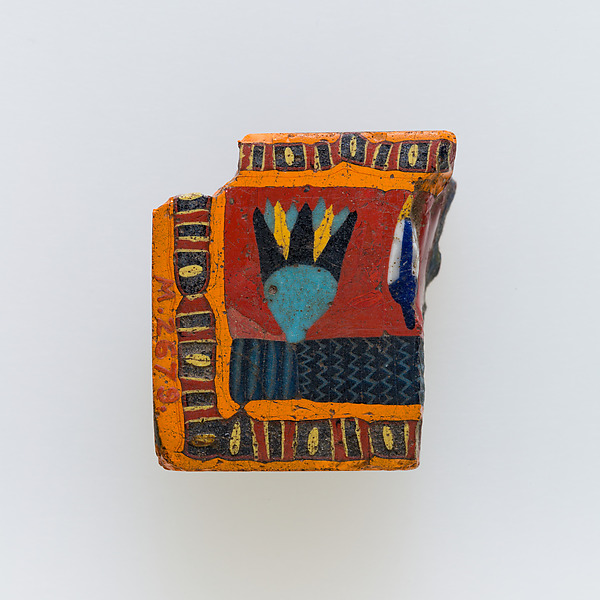 Inlay fragment, with lotus in a pool by an unrecorded maker, The Metropolitan Museum of Art