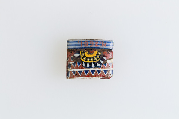 Inlay fragment, collar design by an unrecorded maker, The Metropolitan Museum of Art