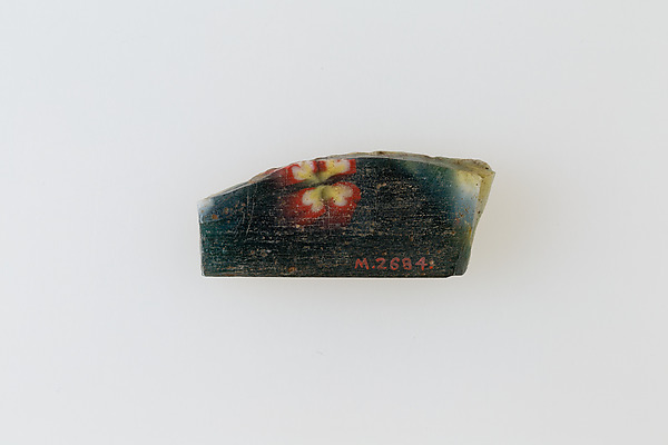 Floral plaque, 100 BCE–100 CE