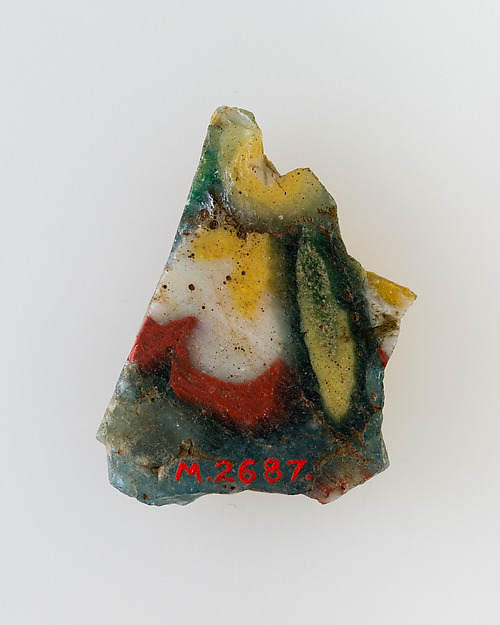Floral plaque, 100 BCE–100 CE