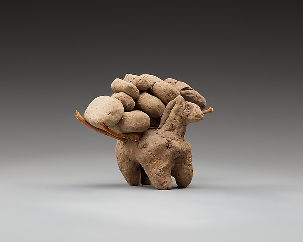 Donkey with packs on its back, ca. 1640–1450 BCE