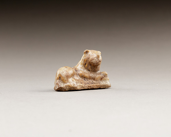 Figurine, lion, 30 BCE–364 CE