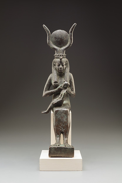 Figure of Isis nursing Horus