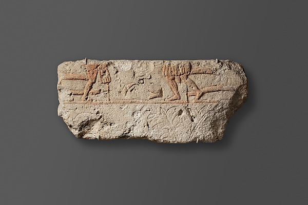 Relief with a construction scene, ca. 1347–1330 BCE