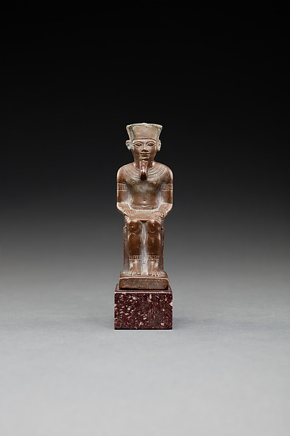 Seated figure of Amun