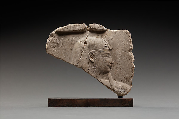 Relief plaque depicting a royal figure