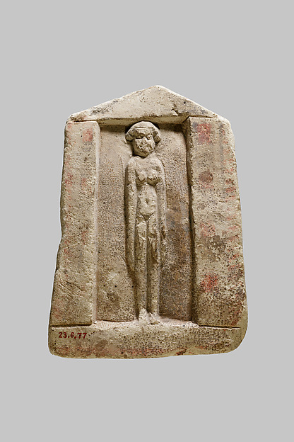 Plaque with nude female in a shrine niche by an unrecorded maker, The Metropolitan Museum of Art