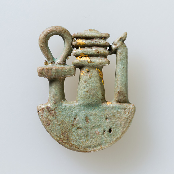 Ankh, djed, was on neb basket