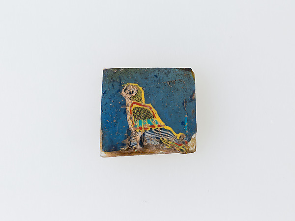 Inlay, falcon hieroglyph by an unrecorded maker, The Metropolitan Museum of Art