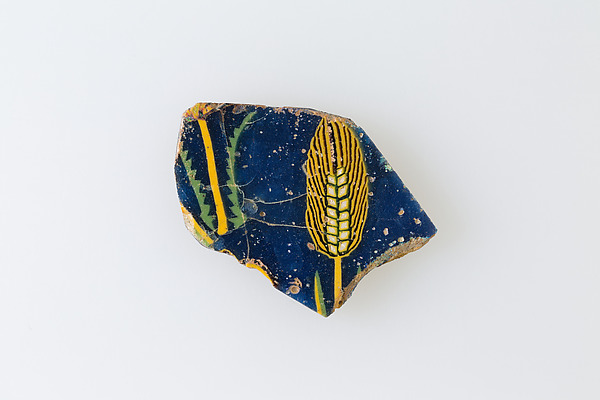 Floral plaque, 100 BCE–100 CE