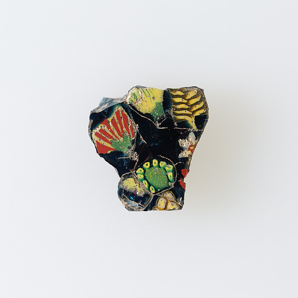 Floral plaque, 100 BCE–100 CE
