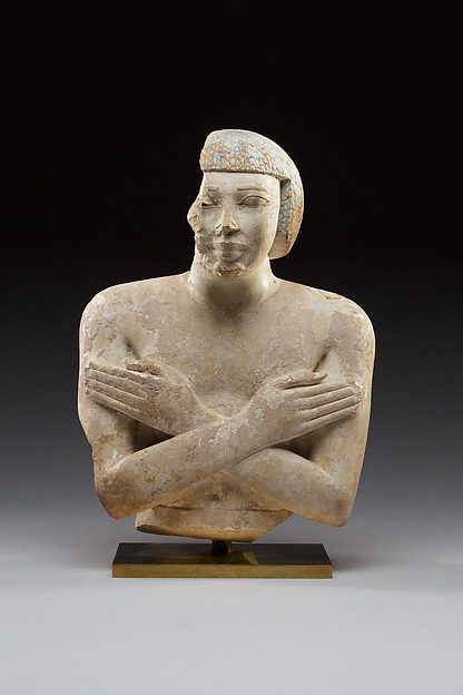 Upper part of a statue of Iqer